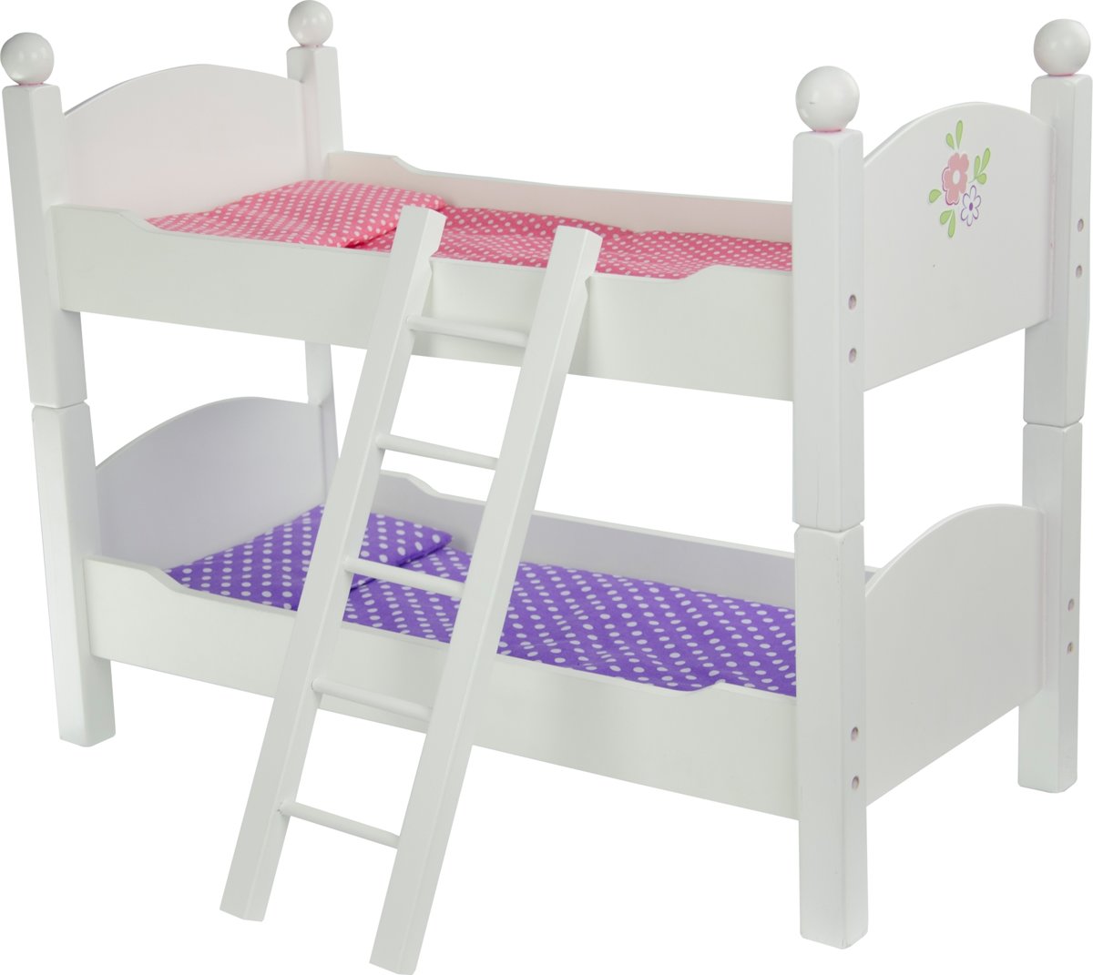 Houten poppenstapelbed voor poppen van 45 cm Olivias World TD-0095A